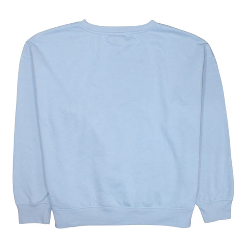 Disney Primark Women Blue Stitch Up To Snow Good Sweatshirt L