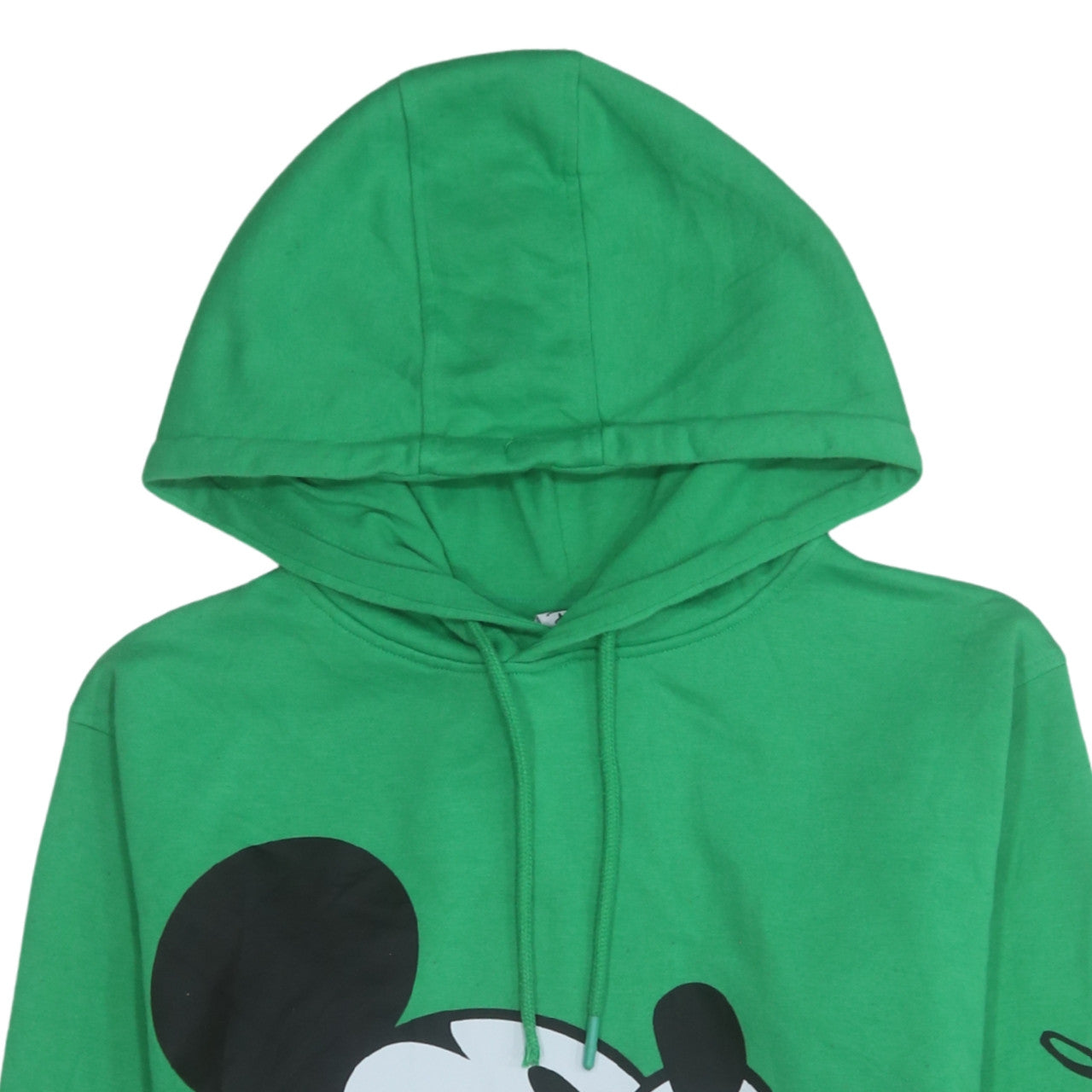 Disney Women Green Mickey Mouse Pullover Hoodie Size 2XS