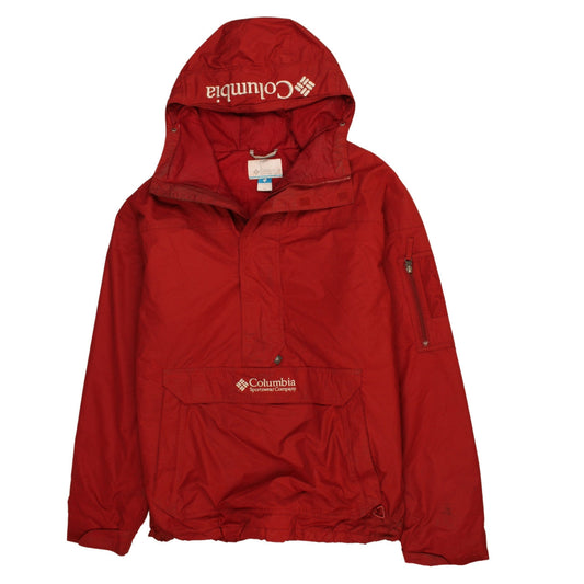 Columbia Mens Red XL Anorak Waterproof Hooded Jacket