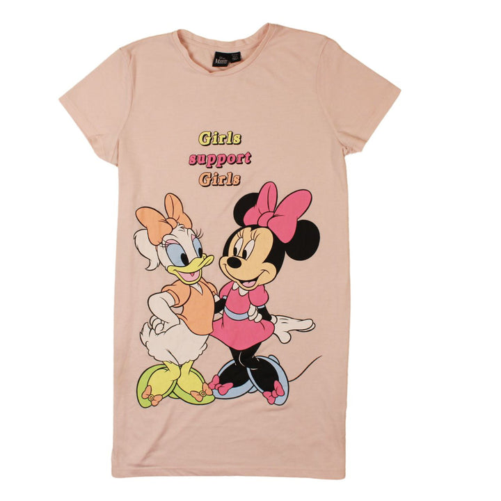 Disney Girls Pink Minnie Mouse Daisy Duck T-Shirt Dress 11-12 Years