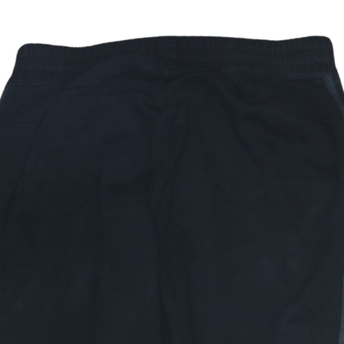 adidas Men's Black Jogger Trousers Size M Regular Fit Fleece