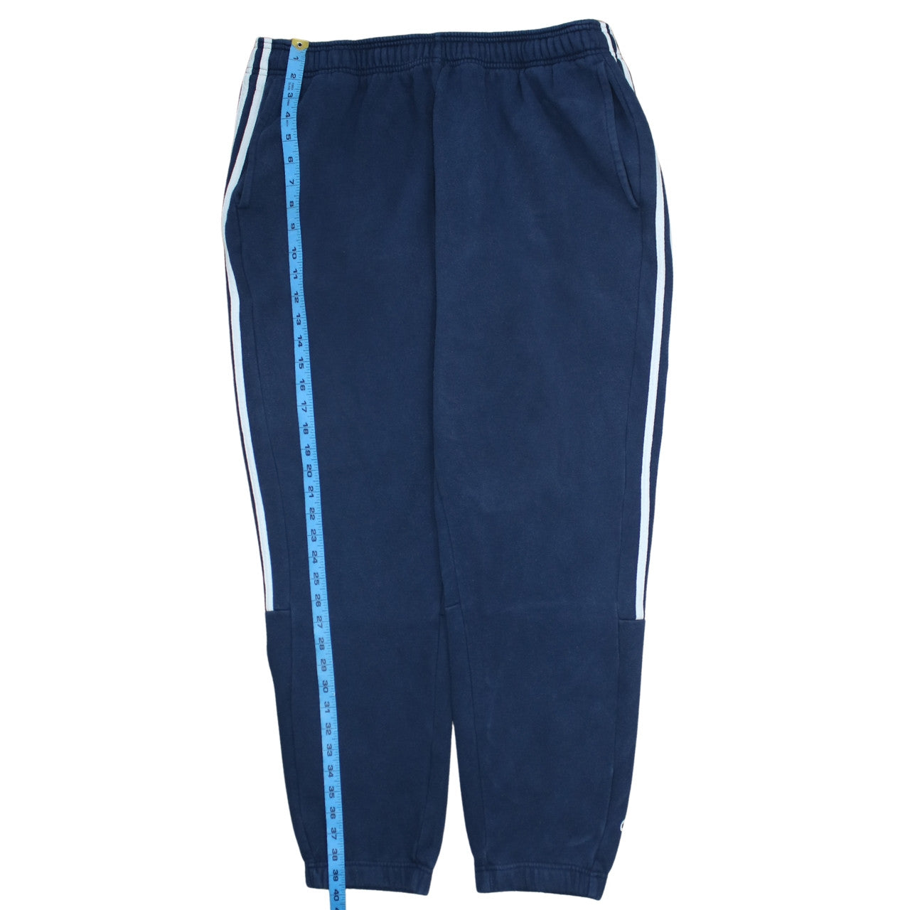 Adidas Men Blue 2XL Jogger Trousers Elastic Waist Sportswear