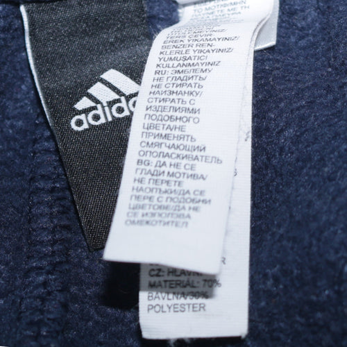 Adidas Men Blue 2XL Jogger Trousers Elastic Waist Sportswear
