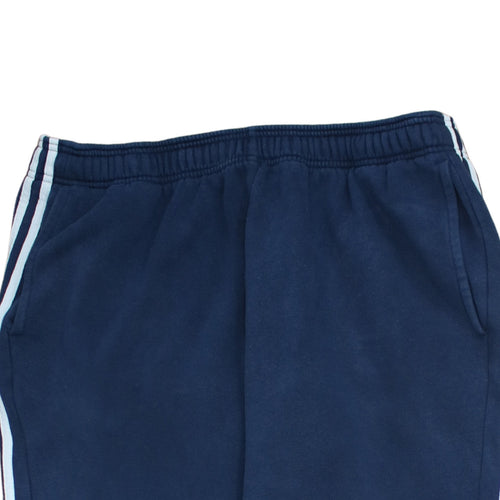 Adidas Men Blue 2XL Jogger Trousers Elastic Waist Sportswear