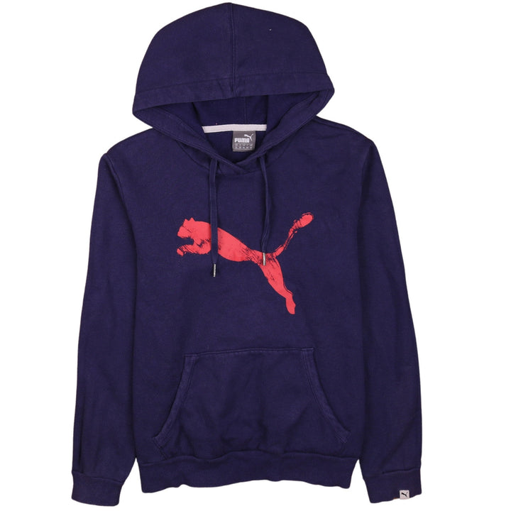 Puma Women’s Purple Pullover Hoodie XL UK16 Logo Graphic