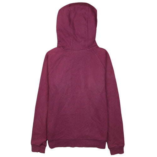 The North Face Women’s Purple Pullover Hoodie M Logo Print Cotton Blend