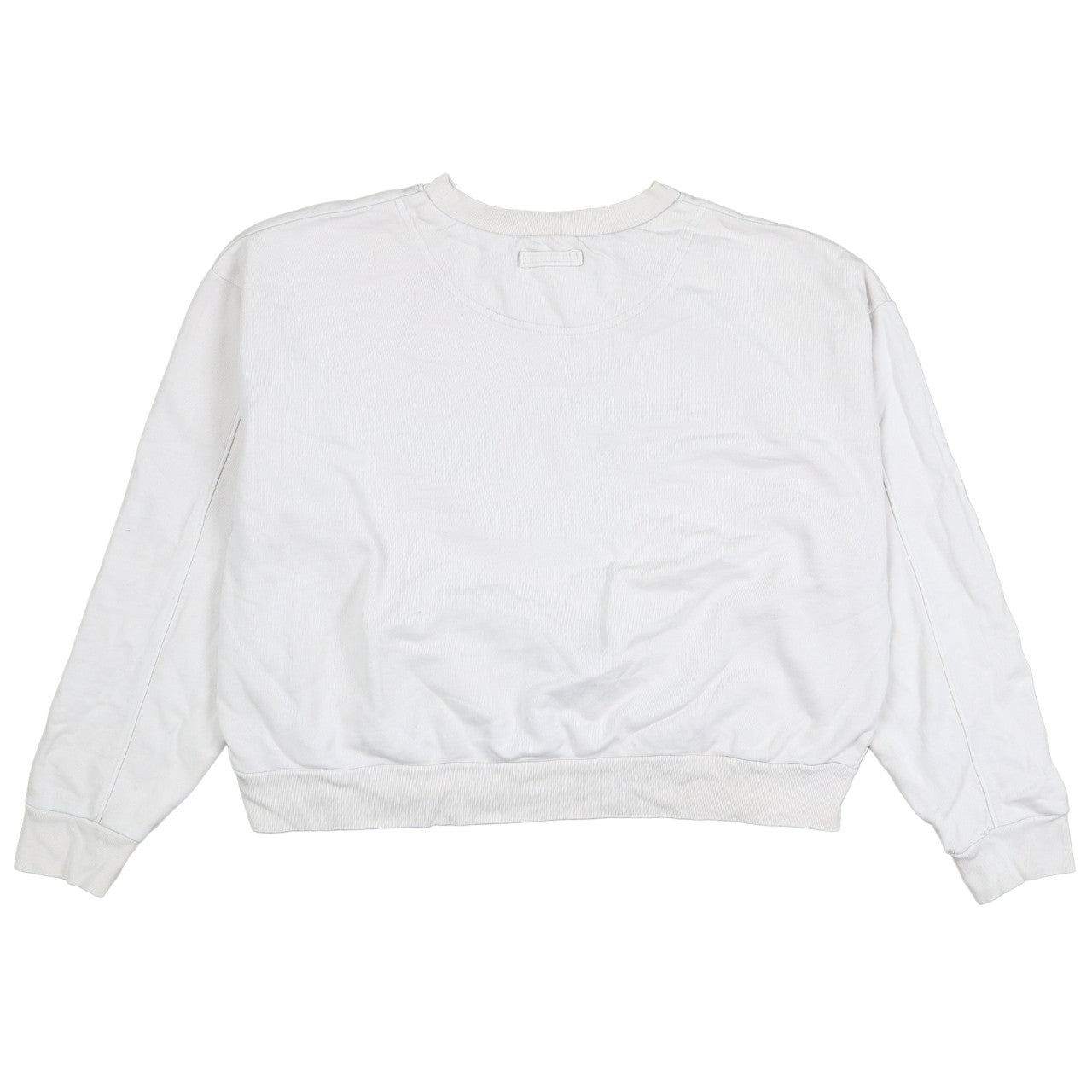 Levi's Womens White Crew Neck Pullover Sweatshirt Size M