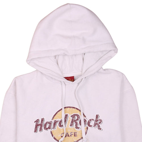 Hard Rock Cafe Women's White XS Pullover Hoodie Buenos Aires