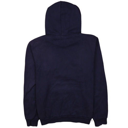 Puma Men's Blue Pullover Hoodie Small Logo Fleece Sweatshirt
