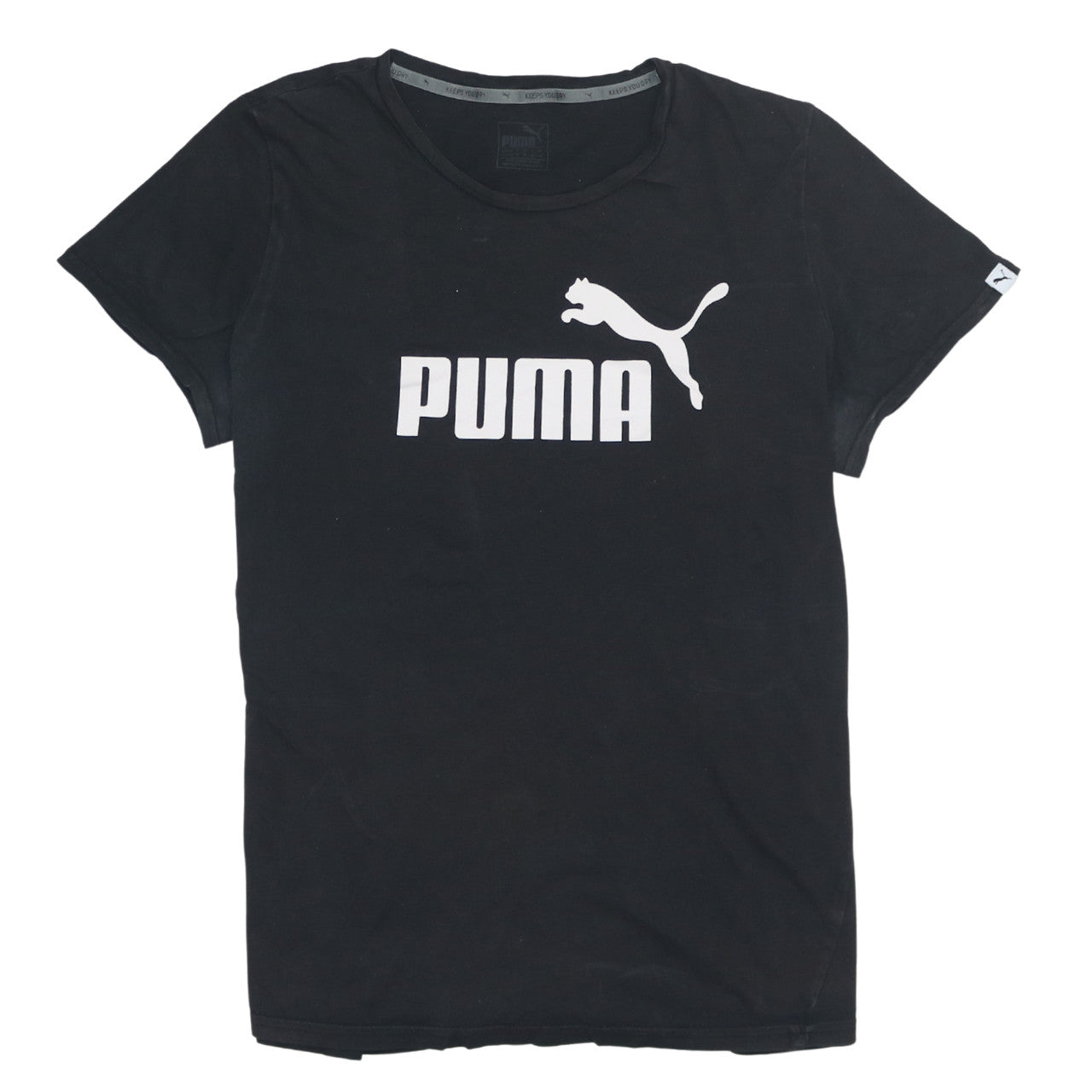 Puma Men's Black 2XL Sports Graphic Cotton T-Shirt