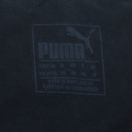 Puma Men's Black 2XL Sports Graphic Cotton T-Shirt