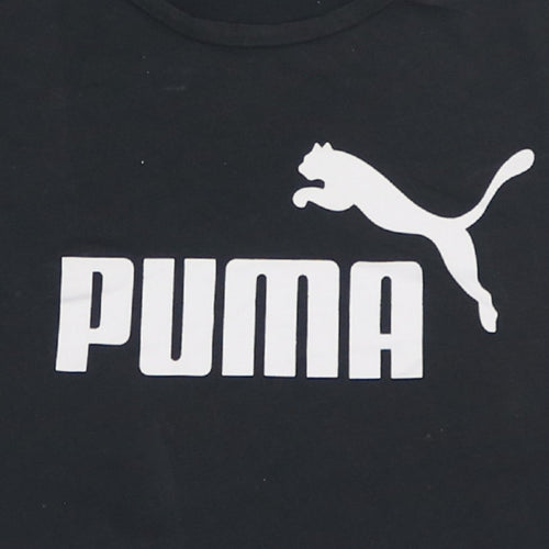 Puma Men's Black 2XL Sports Graphic Cotton T-Shirt