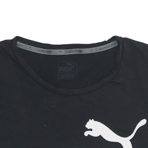 Puma Men's Black 2XL Sports Graphic Cotton T-Shirt