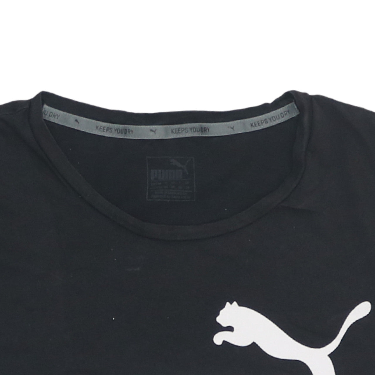 Puma Men's Black 2XL Sports Graphic Cotton T-Shirt