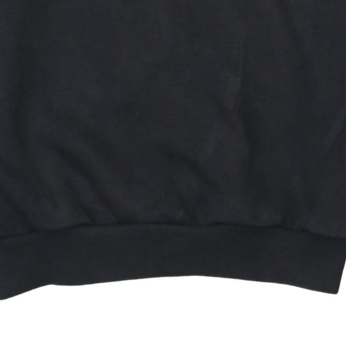 Adidas Boys Black Crew Neck Logo Sweatshirt 13-14 Years
