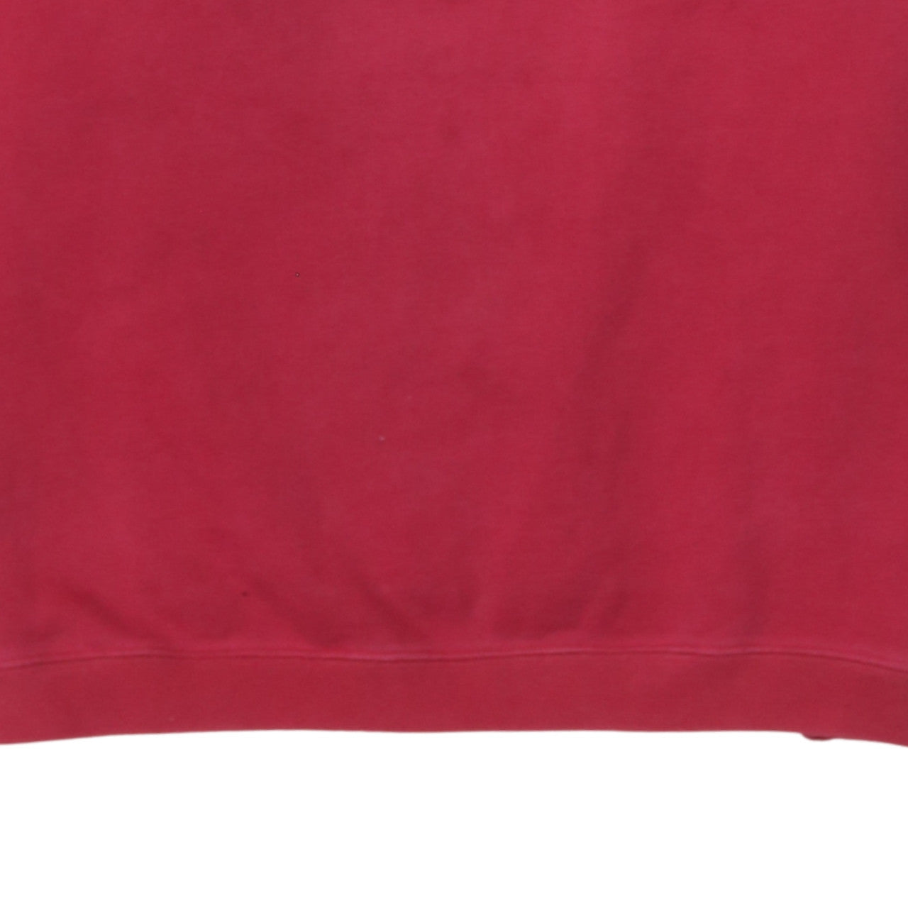 Adidas Women Red Crew Neck Pullover Sweatshirt Size 10 Fleece Cotton Blend