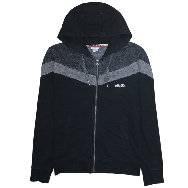 Ellesse Men's Black Full Zip Hoodie M Regular Fit Sports Style