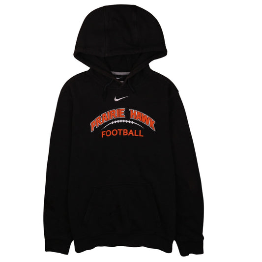 Nike Men's Black Small Pullover Hoodie Prairie Hawk Football