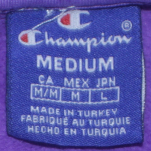 Champion Women's Purple Crew Neck Pullover Sweatshirt Medium
