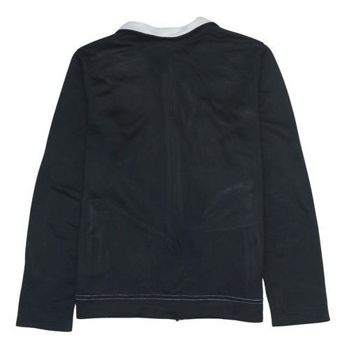 Nike Boys Black Full Zip Sports Sweatshirt XL Colourblock Logo