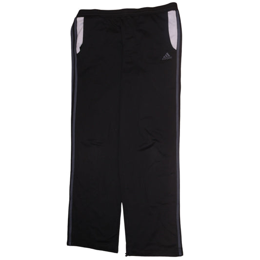 Adidas Men’s Black M Regular Fit Sweatpants with Ankle Zip