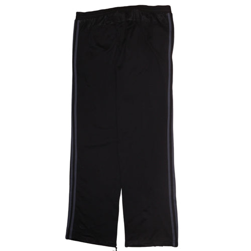Adidas Men’s Black M Regular Fit Sweatpants with Ankle Zip