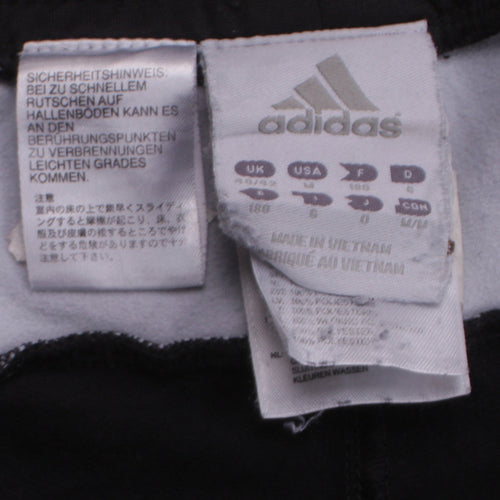 Adidas Men’s Black M Regular Fit Sweatpants with Ankle Zip