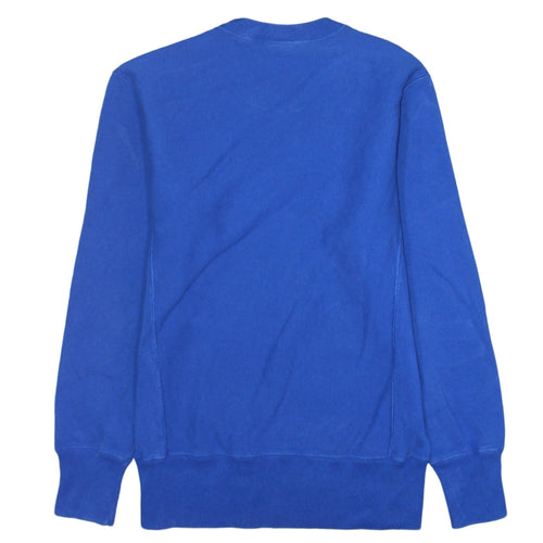 Champion Men's Blue Reverse Weave Pullover Sweatshirt Small