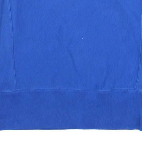 Champion Men's Blue Reverse Weave Pullover Sweatshirt Small