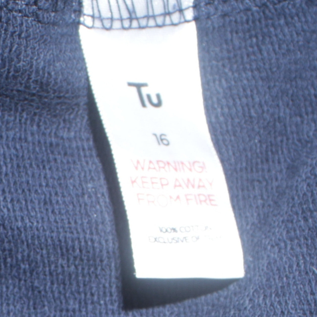 Disney Tu Women Navy Blue Christmas Mickey Mouse Glitter Sweatshirt Size 16