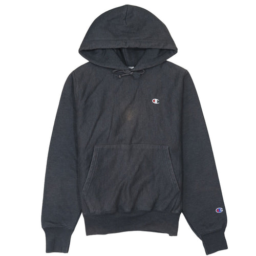 Champion Men's Black Small Pullover Fleece Hoodie