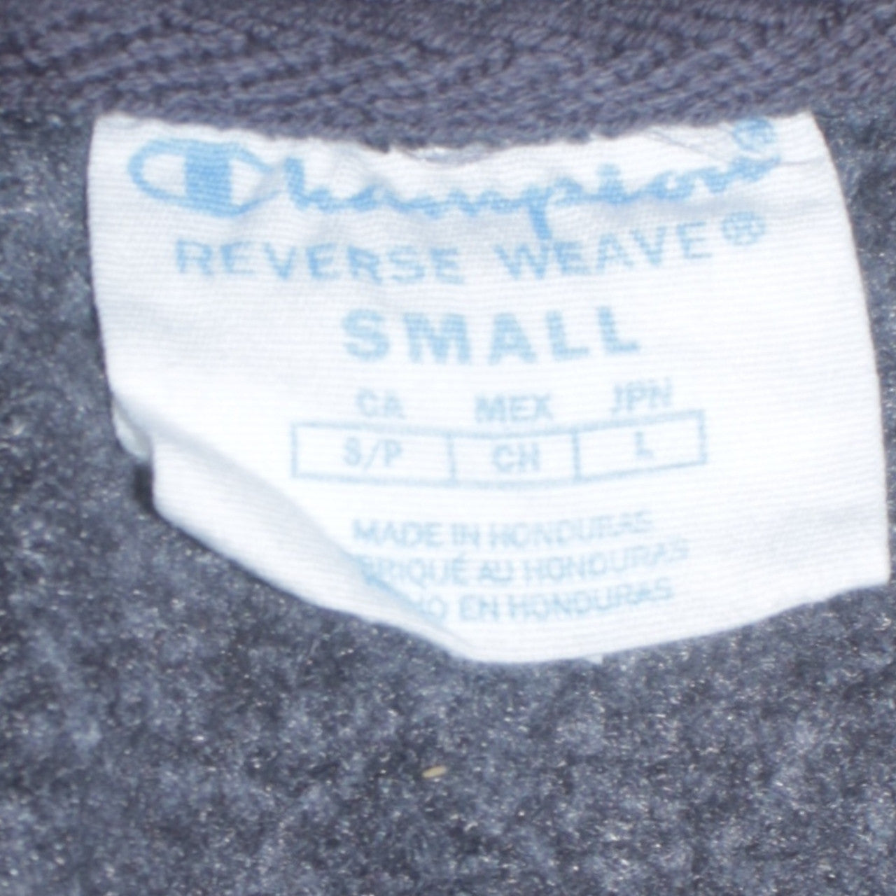 Champion Men's Black Small Pullover Fleece Hoodie