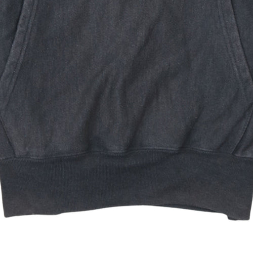 Champion Men's Black Small Pullover Fleece Hoodie