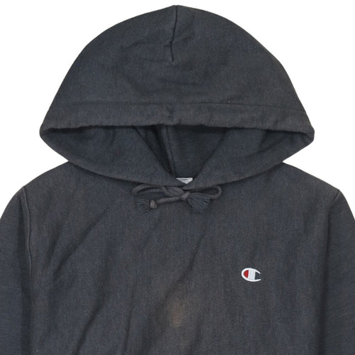 Champion Men's Black Small Pullover Fleece Hoodie