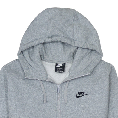 Nike Men's Grey & Black 1/4 Zip Pullover Hoodie Size M