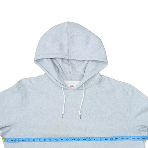 Levi's Mens Grey Fleece Pullover Hoodie XL Regular Fit