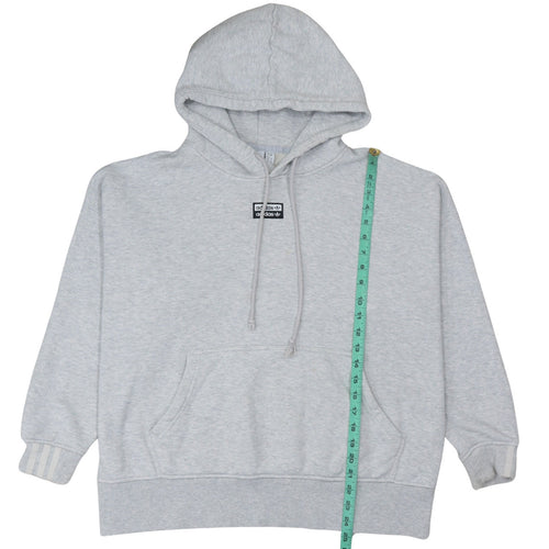 Adidas Women’s Grey Pullover Hoodie Size 16 Cotton Blend Casual