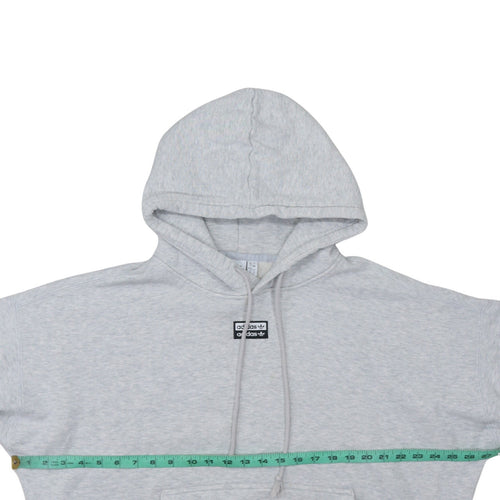 Adidas Women’s Grey Pullover Hoodie Size 16 Cotton Blend Casual