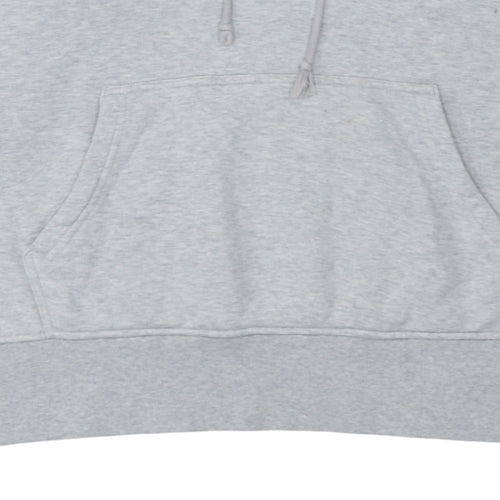 Adidas Women’s Grey Pullover Hoodie Size 16 Cotton Blend Casual