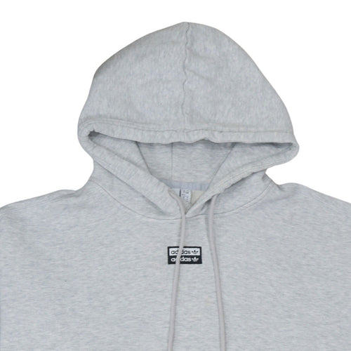 Adidas Women’s Grey Pullover Hoodie Size 16 Cotton Blend Casual