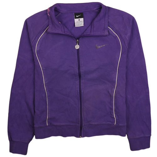 Nike Teens Purple Track Jacket Full Zip Activewear Size 14