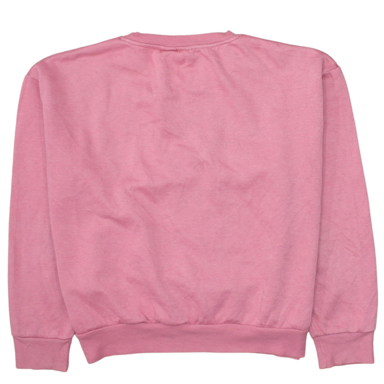 Disney Women Pink Minnie Mouse Sweatshirt Size L Crew Neck Pullover