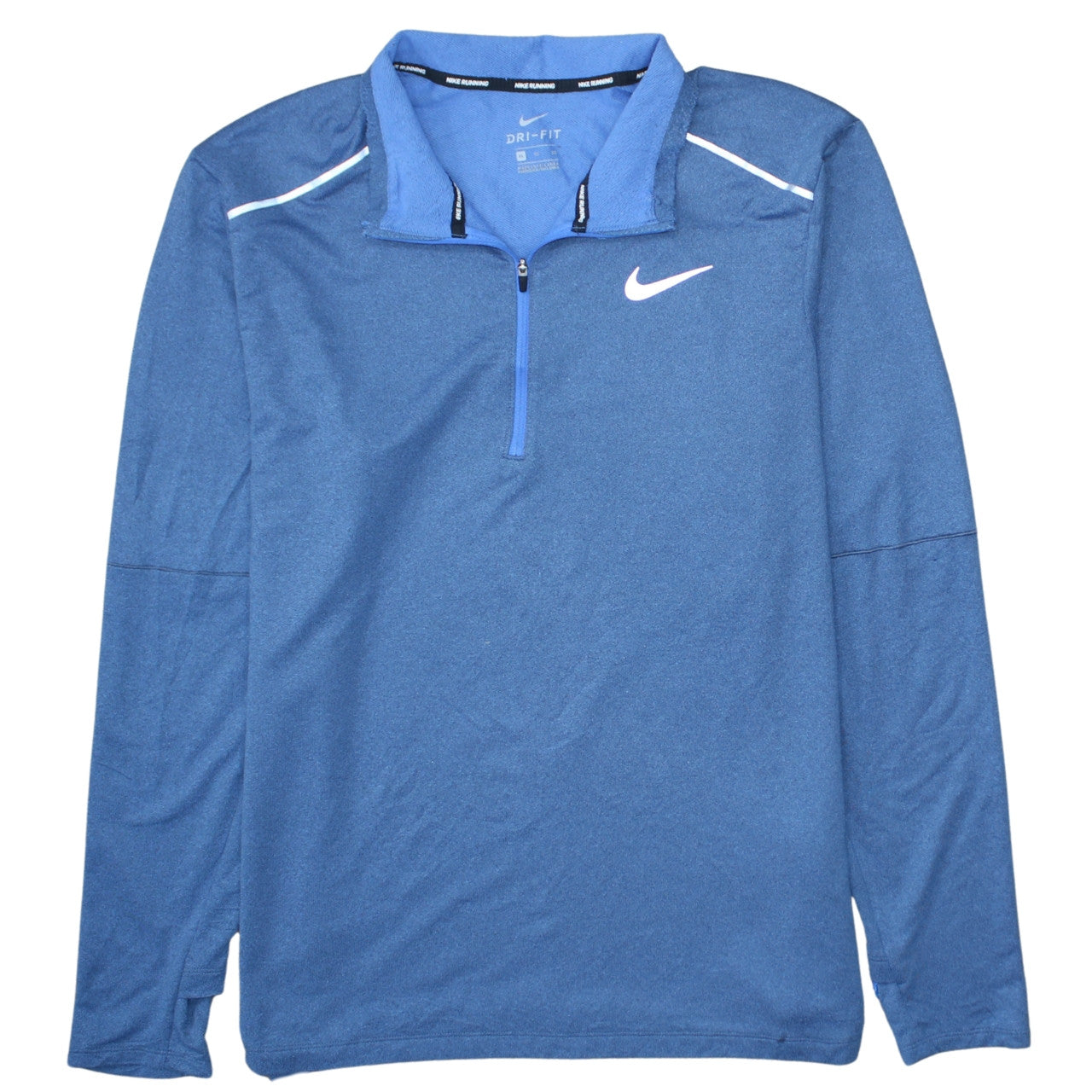 Nike Men's Blue Dri-Fit XL 1/4 Zip Running Sweatshirt
