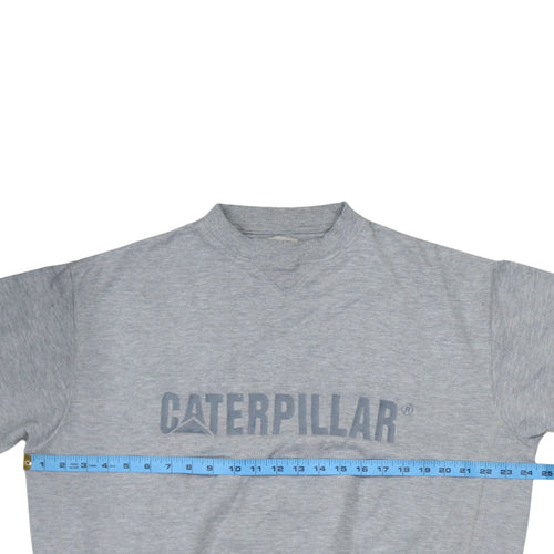 Caterpillar Men's Grey Pullover Sweatshirt L Regular Fit