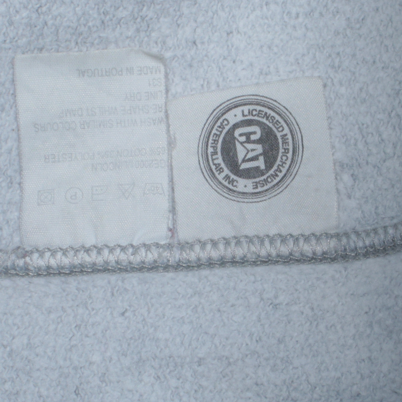 Caterpillar Men's Grey Pullover Sweatshirt L Regular Fit