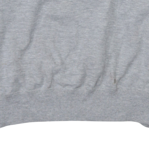 Caterpillar Men's Grey Pullover Sweatshirt L Regular Fit