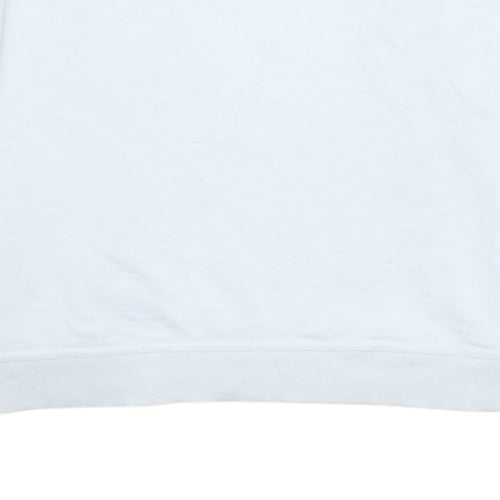 Quiksilver Men's White Crew Neck Pullover Sweatshirt Size L
