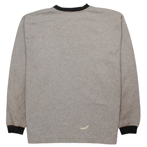 Fila Men's Grey 2XL Pullover Crew Neck Logo Sweatshirt