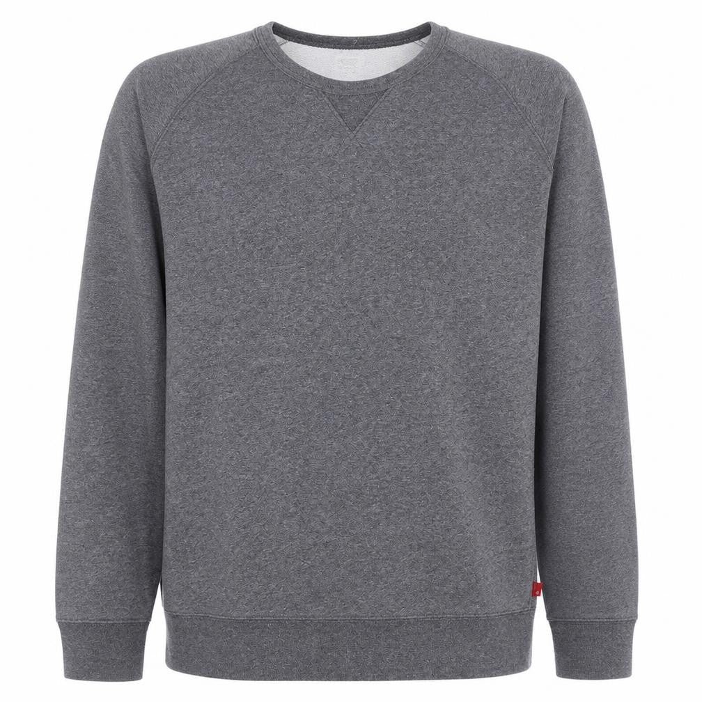 Front view of Levi’s Men’s Grey Crew Neck Pullover Sweatshirt XL