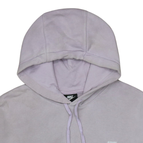 Nike Womens Lilac Pullover Hoodie XXL Relaxed Fit Cotton Blend